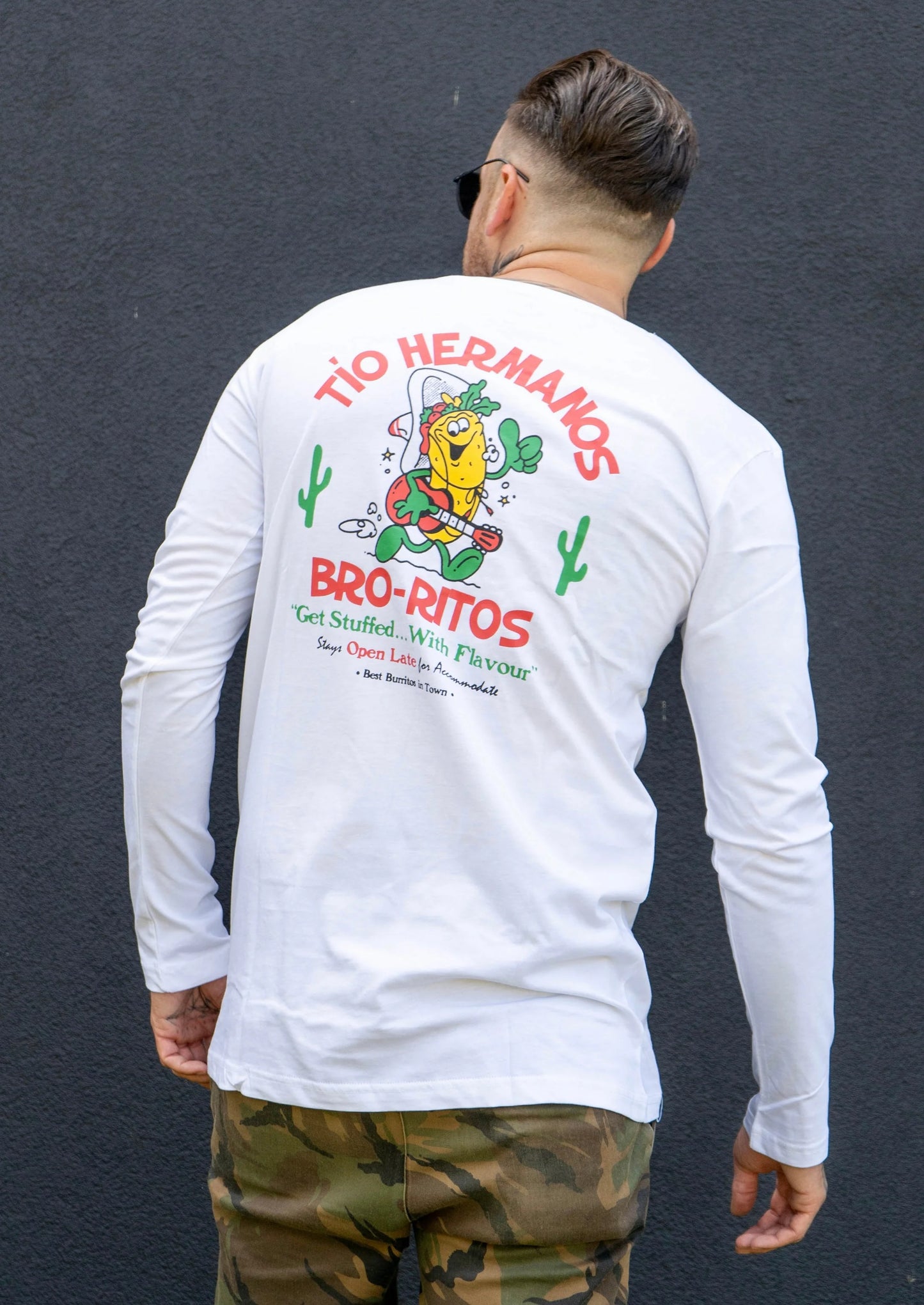 bro-ritos longsleeve (white)