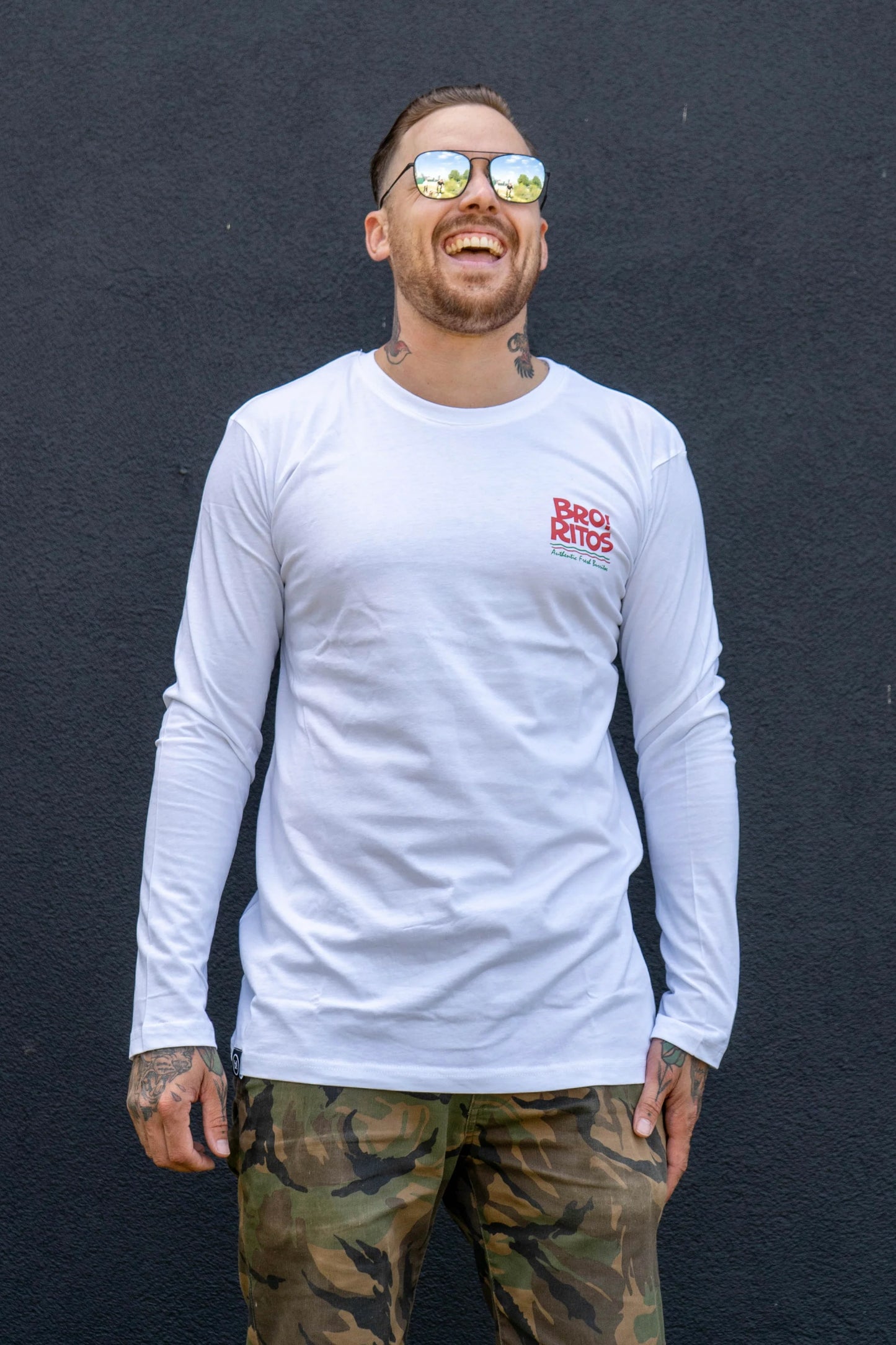 bro-ritos longsleeve (white)