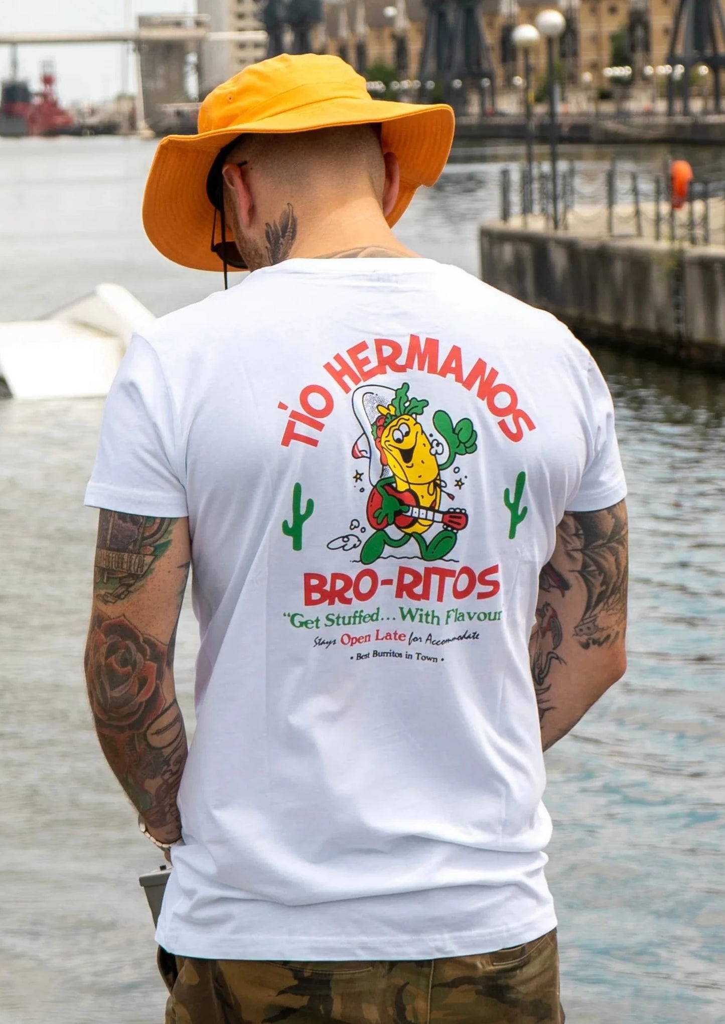 bro-ritos tee (white)