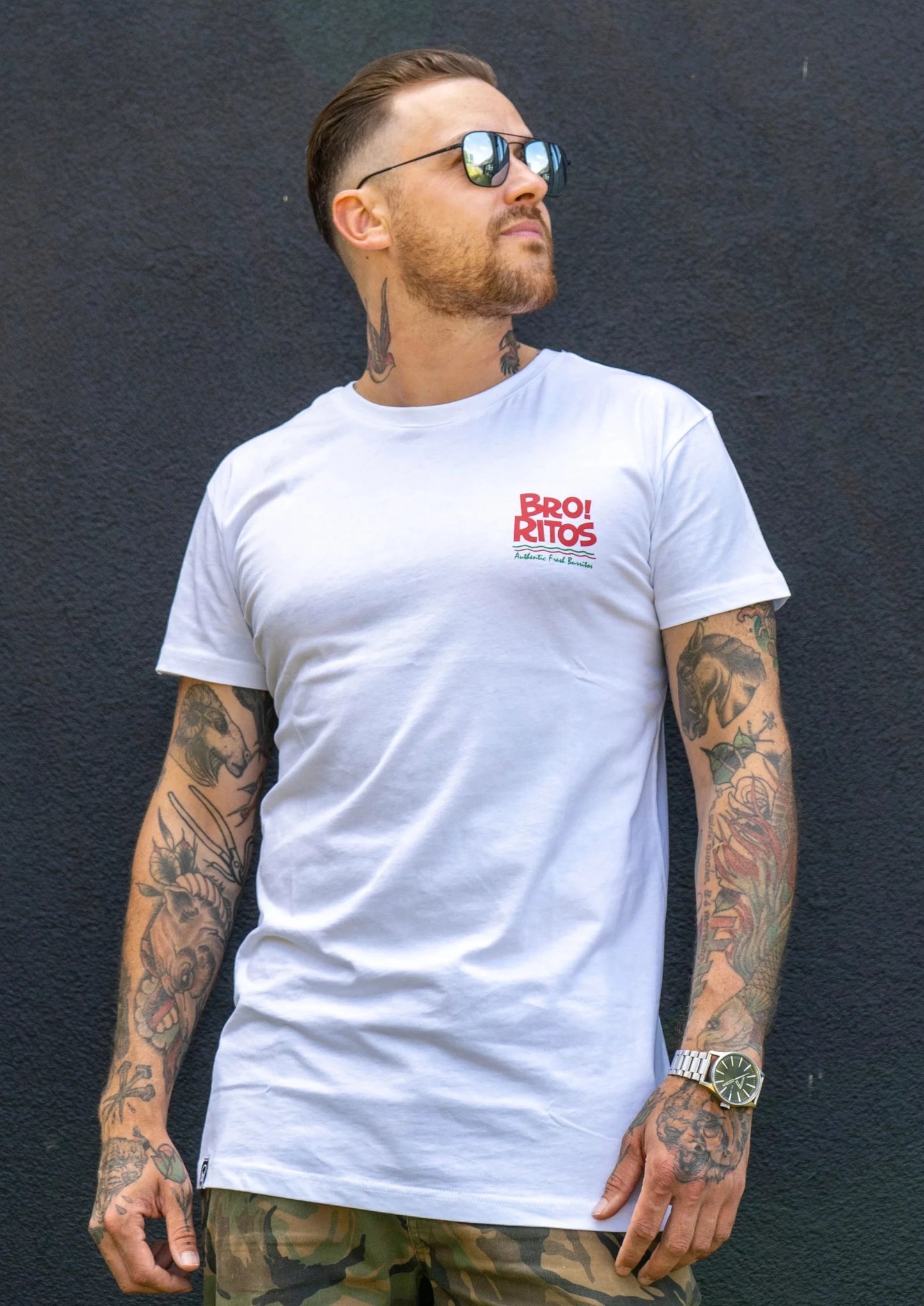 bro-ritos tee (white)