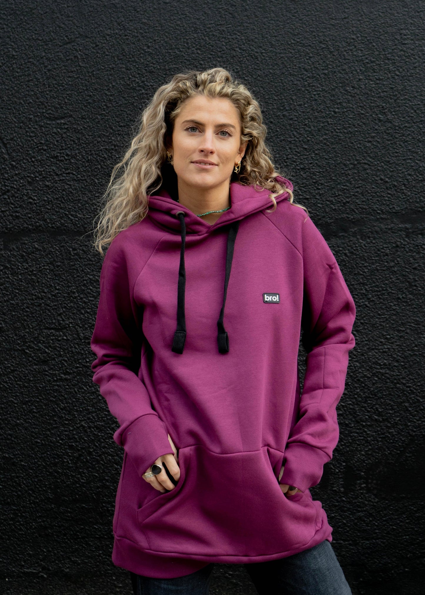 bro! park edition hoodie (burgundy)