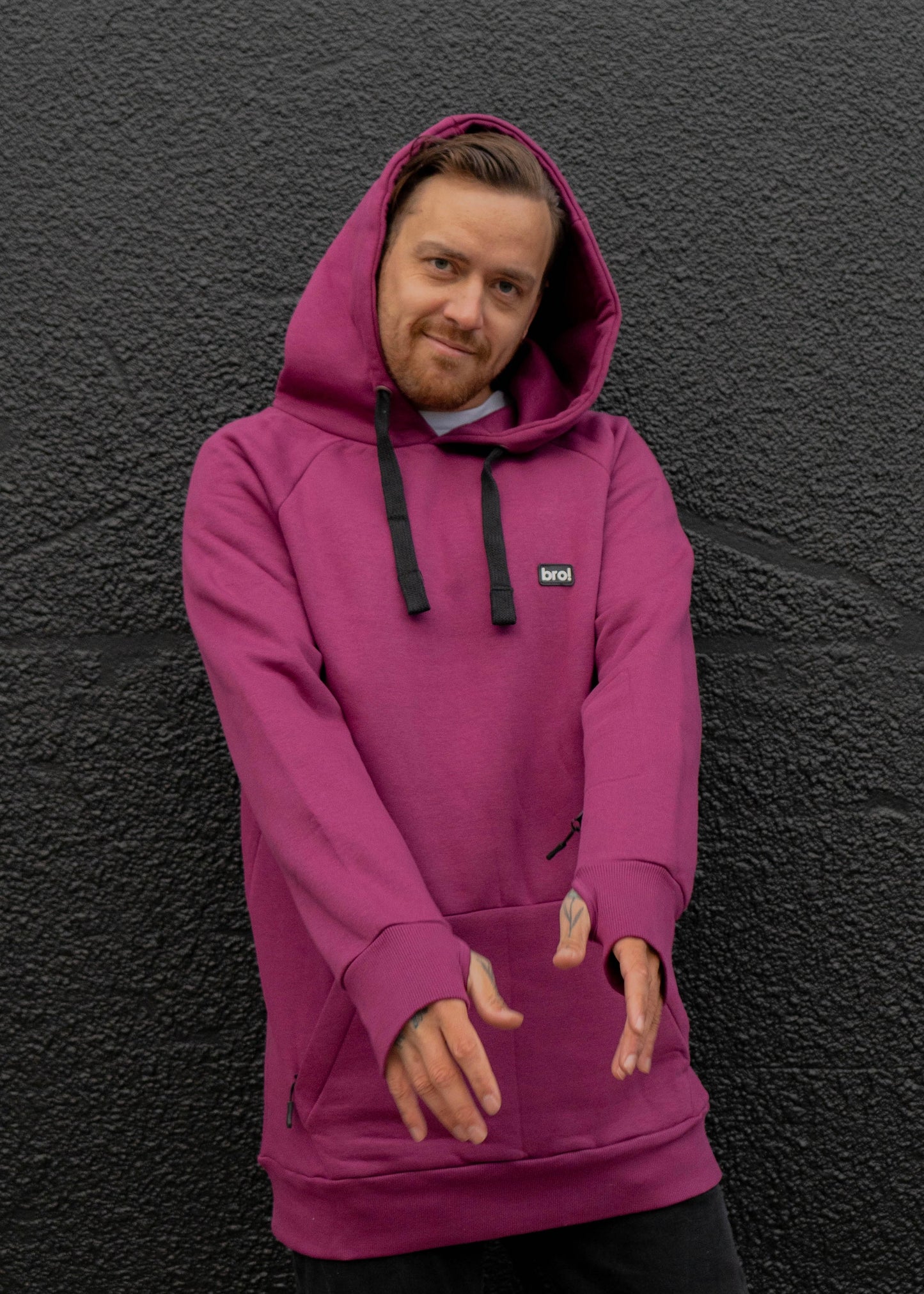 bro! park edition hoodie (burgundy)