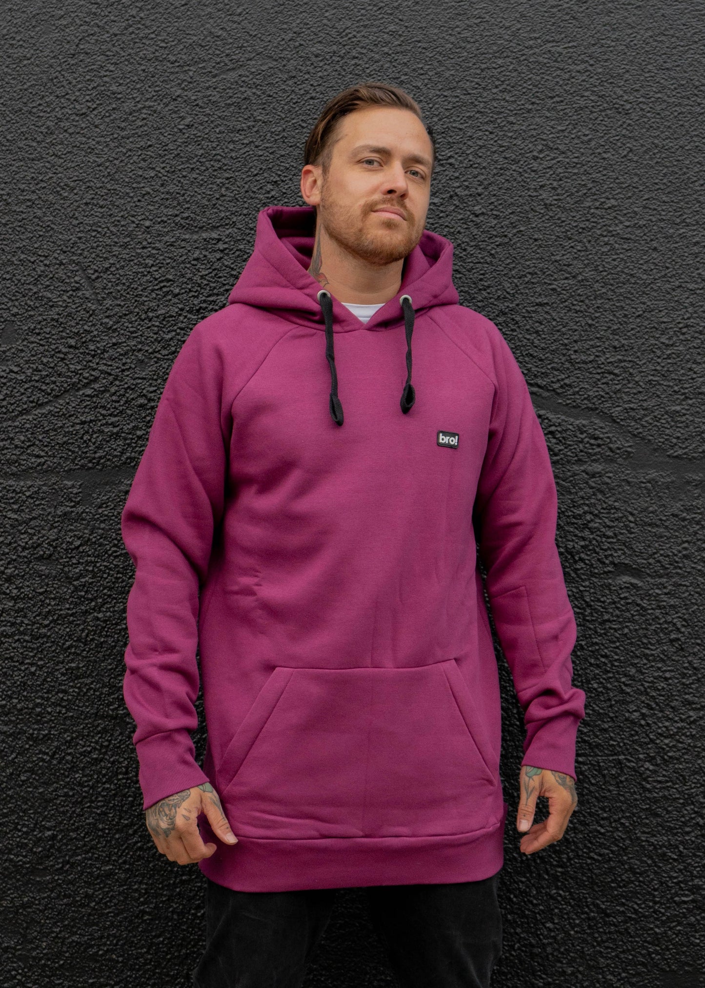 bro! park edition hoodie (burgundy)