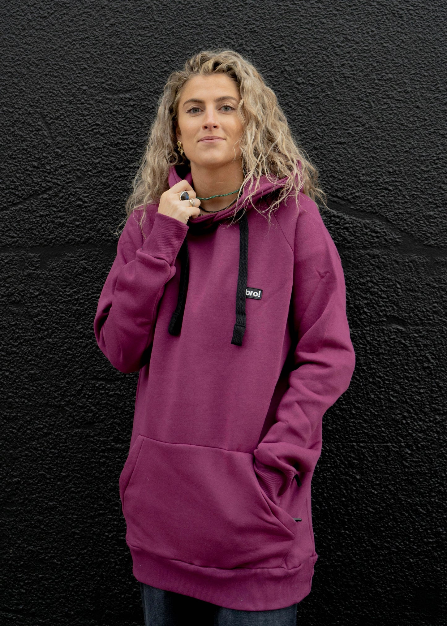 bro! park edition hoodie (burgundy)