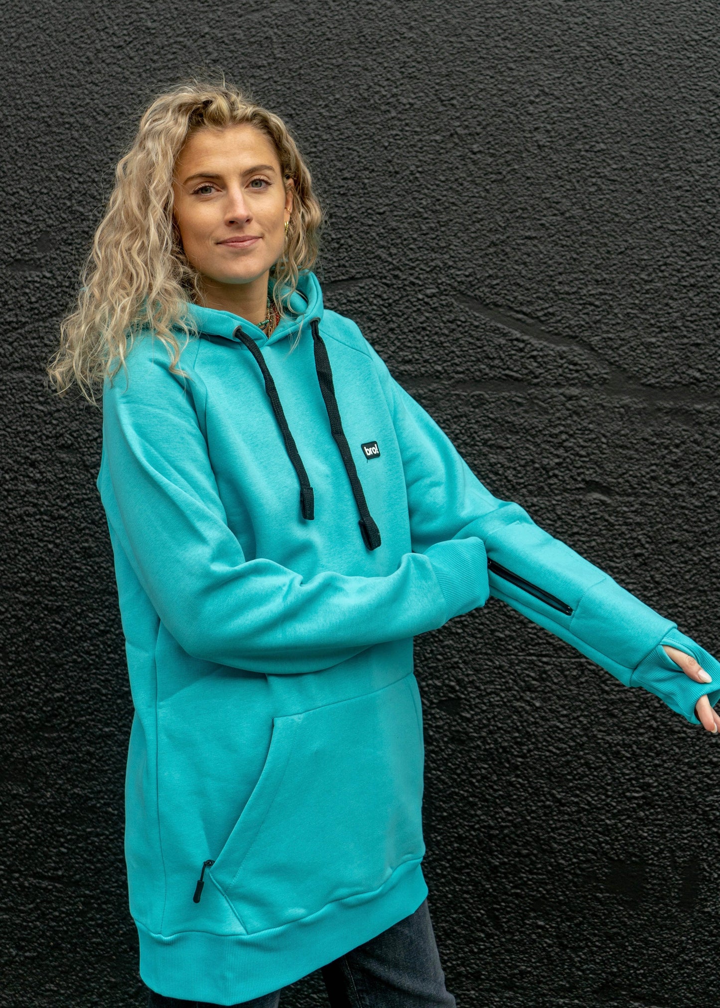 bro! park edition hoodie (teal)