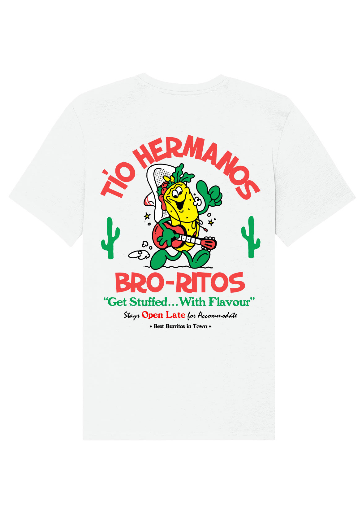 bro-ritos tee (white)