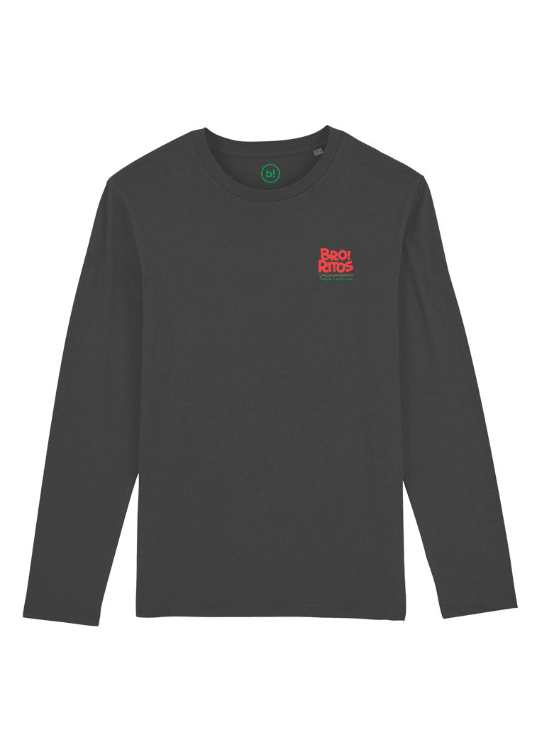 bro-ritos longsleeve (charcoal)