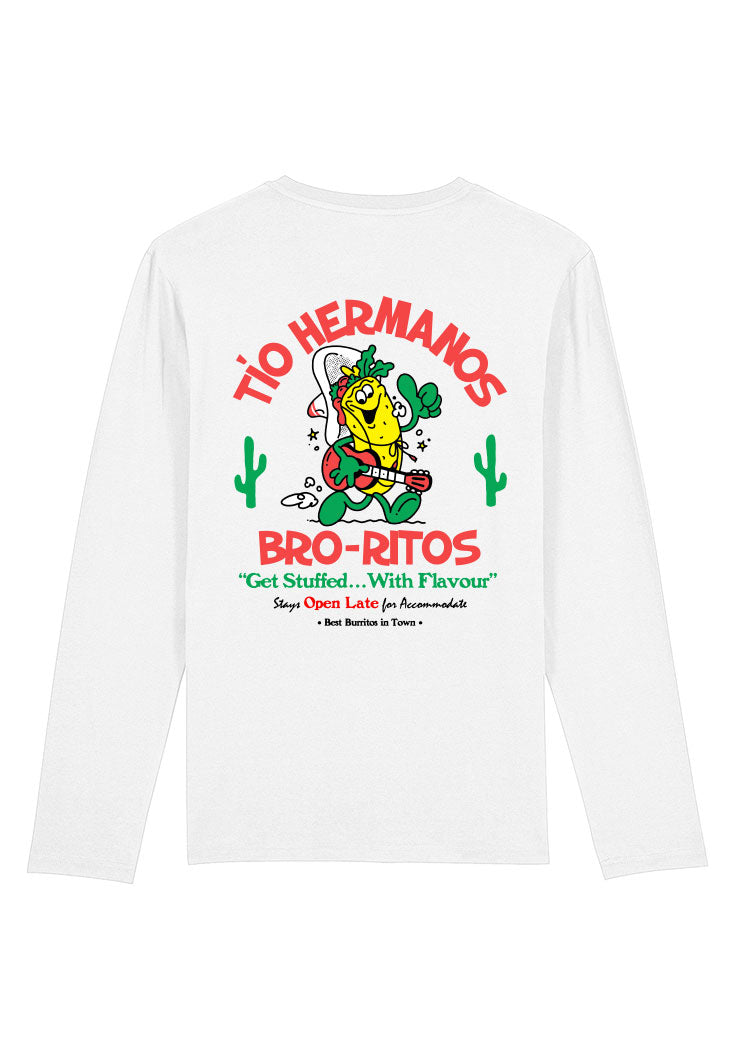 bro-ritos longsleeve (white)