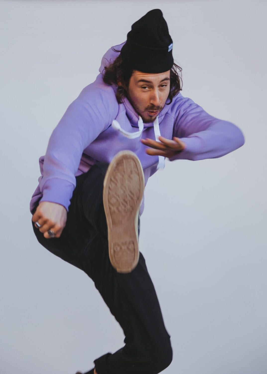 bro! chill n'shred hoodie (lavender)