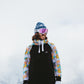 bro! chill n'shred hoodie (mountains)