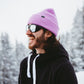 bro! waffle beanie (light rose)