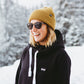 bro! waffle beanie (caramel)