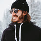 bro! waffle beanie (black)