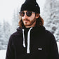 bro! waffle beanie (black)