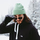 bro! waffle beanie (avocado)