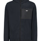 bro! zip fleece hoodie (black)