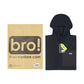 bro! zip fleece hoodie (black)