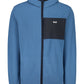 bro! zip fleece hoodie (slate blue)