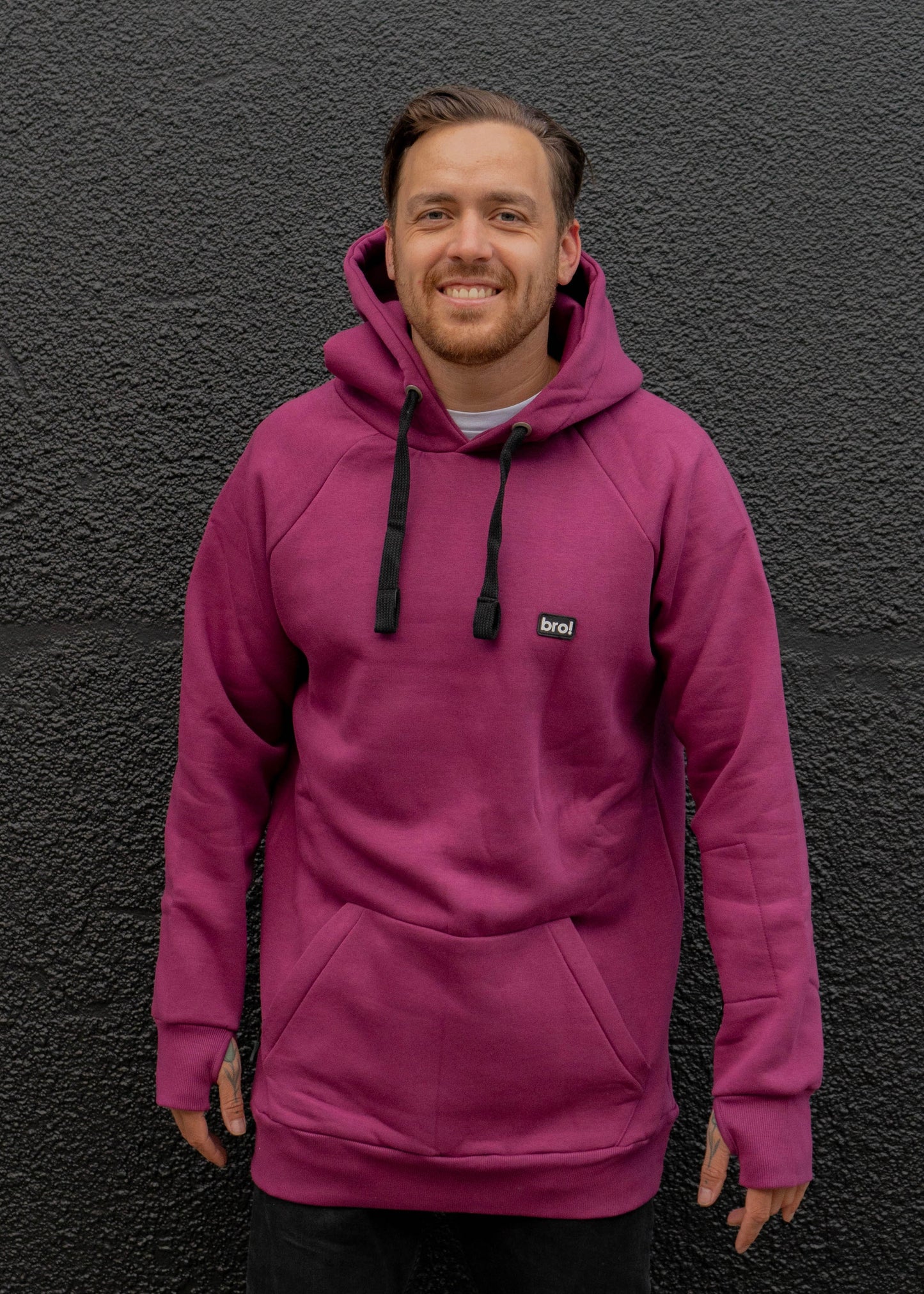 bro! park edition hoodie (burgundy)