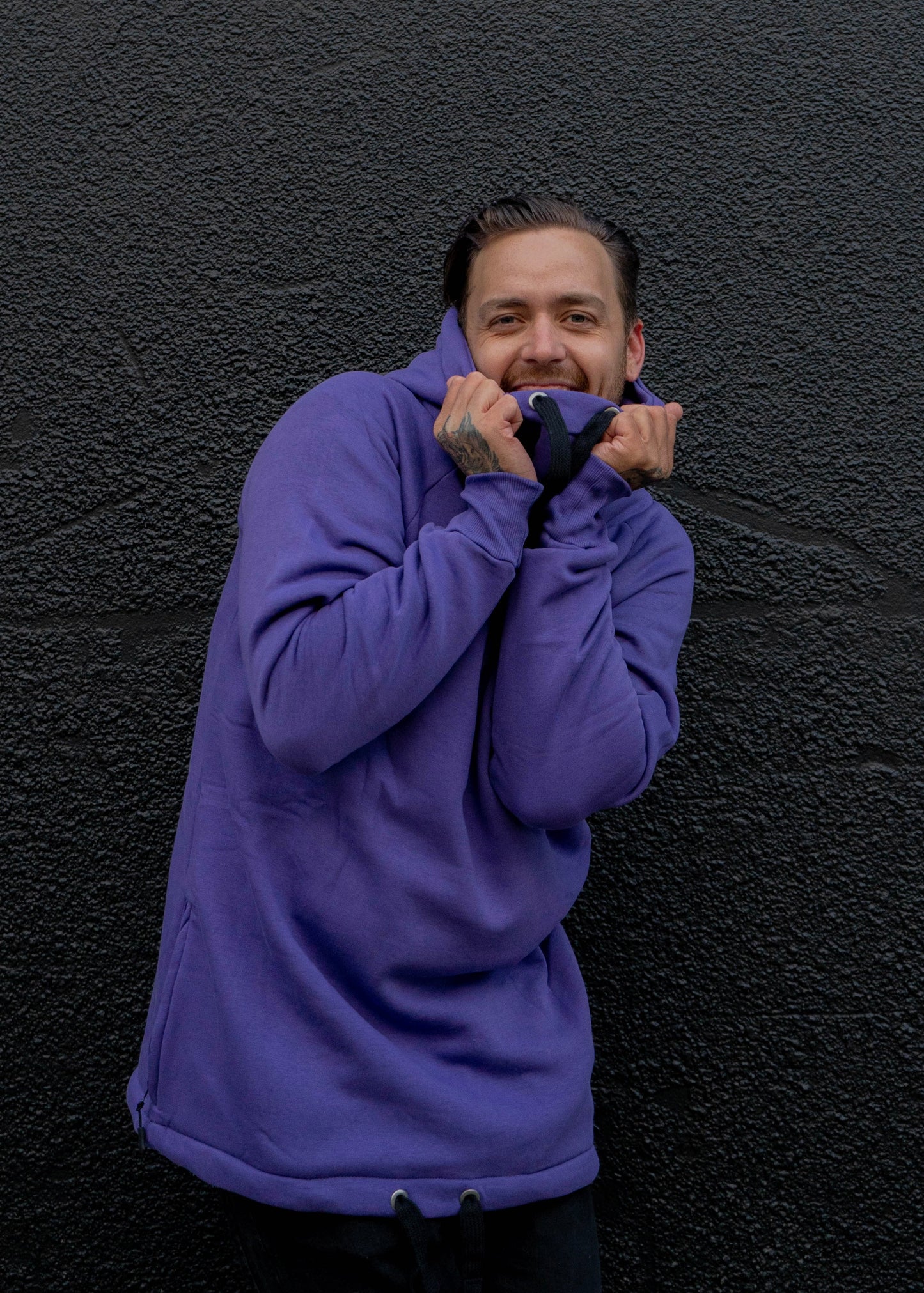 bro! chill n'shred hoodie (purple)