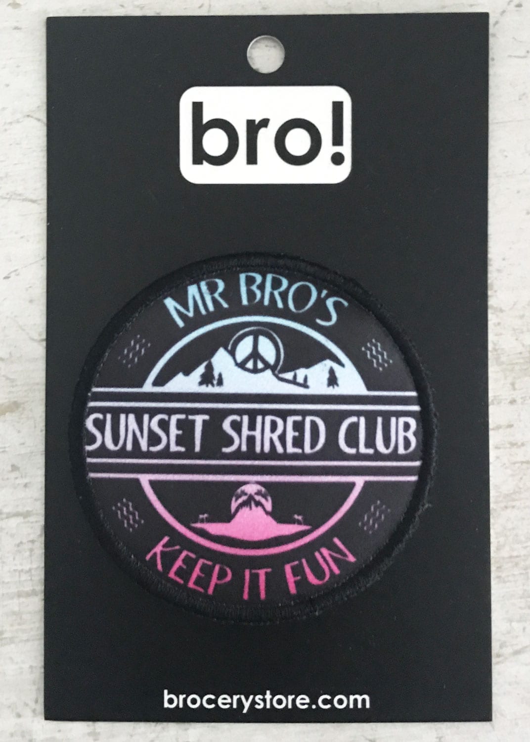 Sunset Shred Club Patch (Retro)