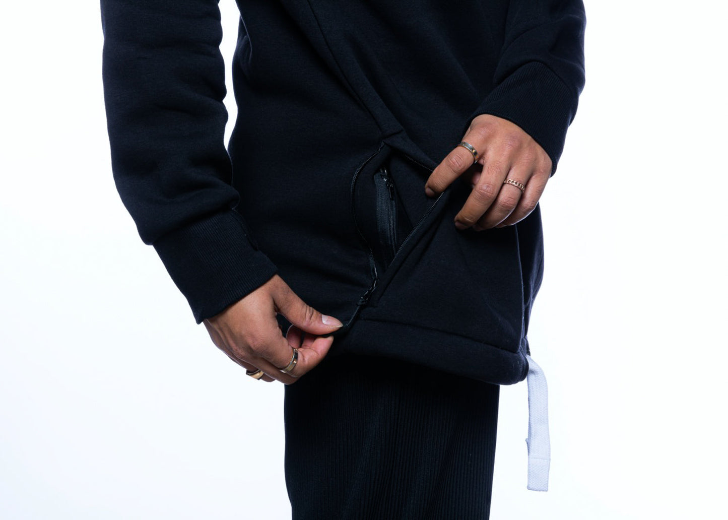 bro! chill n'shred hoodie (black)