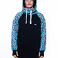 bro! chill n'shred hoodie (blue leopard)