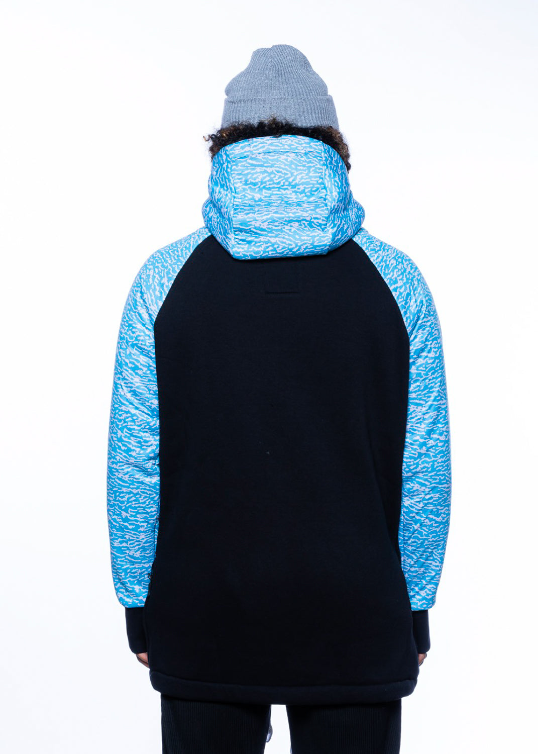 bro! chill n'shred hoodie (scribble waves)