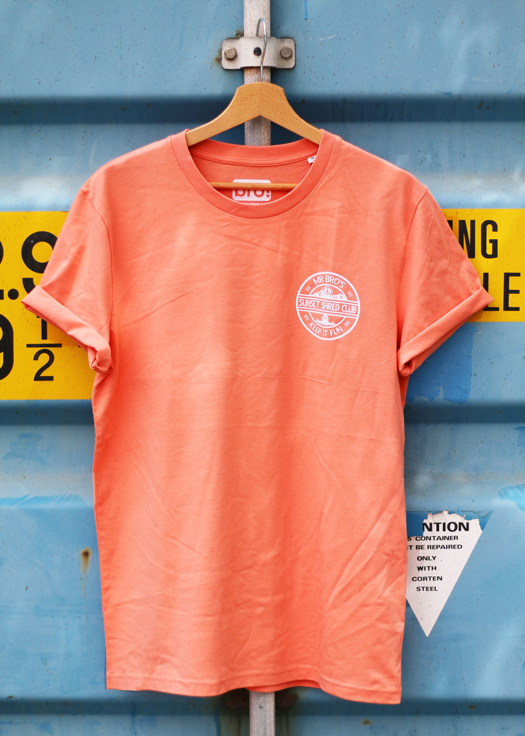 Sunset Shred Club Tee (Coral)