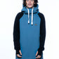 bro! chill n'shred hoodie (slate blue-black)