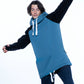 bro! chill n'shred hoodie (slate blue-black)