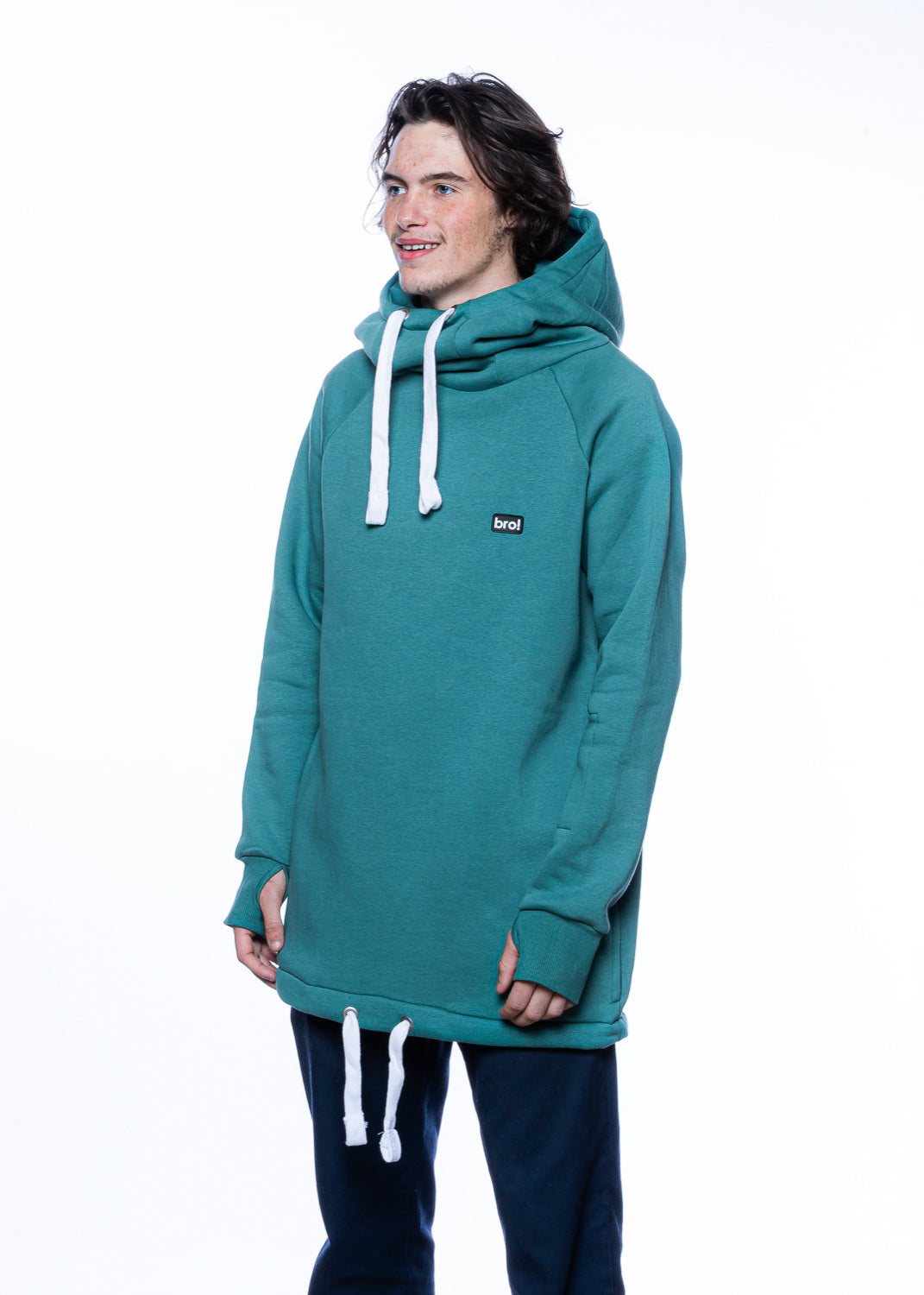 bro! chill n'shred hoodie (spruce green)