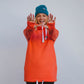 bro! chill n'shred hoodie (coral)