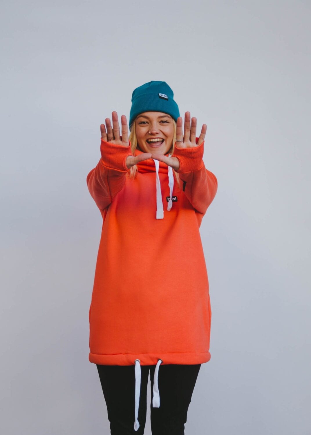 bro! chill n'shred hoodie (coral)