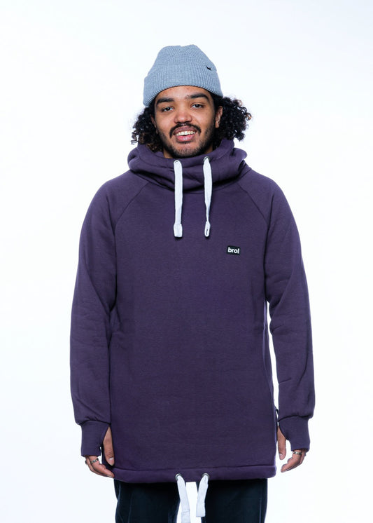 bro! chill n'shred hoodie (midnight sky)