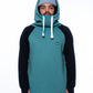 bro! chill n'shred hoodie (spruce green-black)