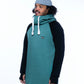 bro! chill n'shred hoodie (spruce green-black)