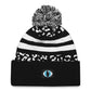 inverted wildcat bobble beanie