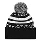 inverted wildcat bobble beanie