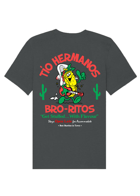 bro-ritos tee (charcoal)