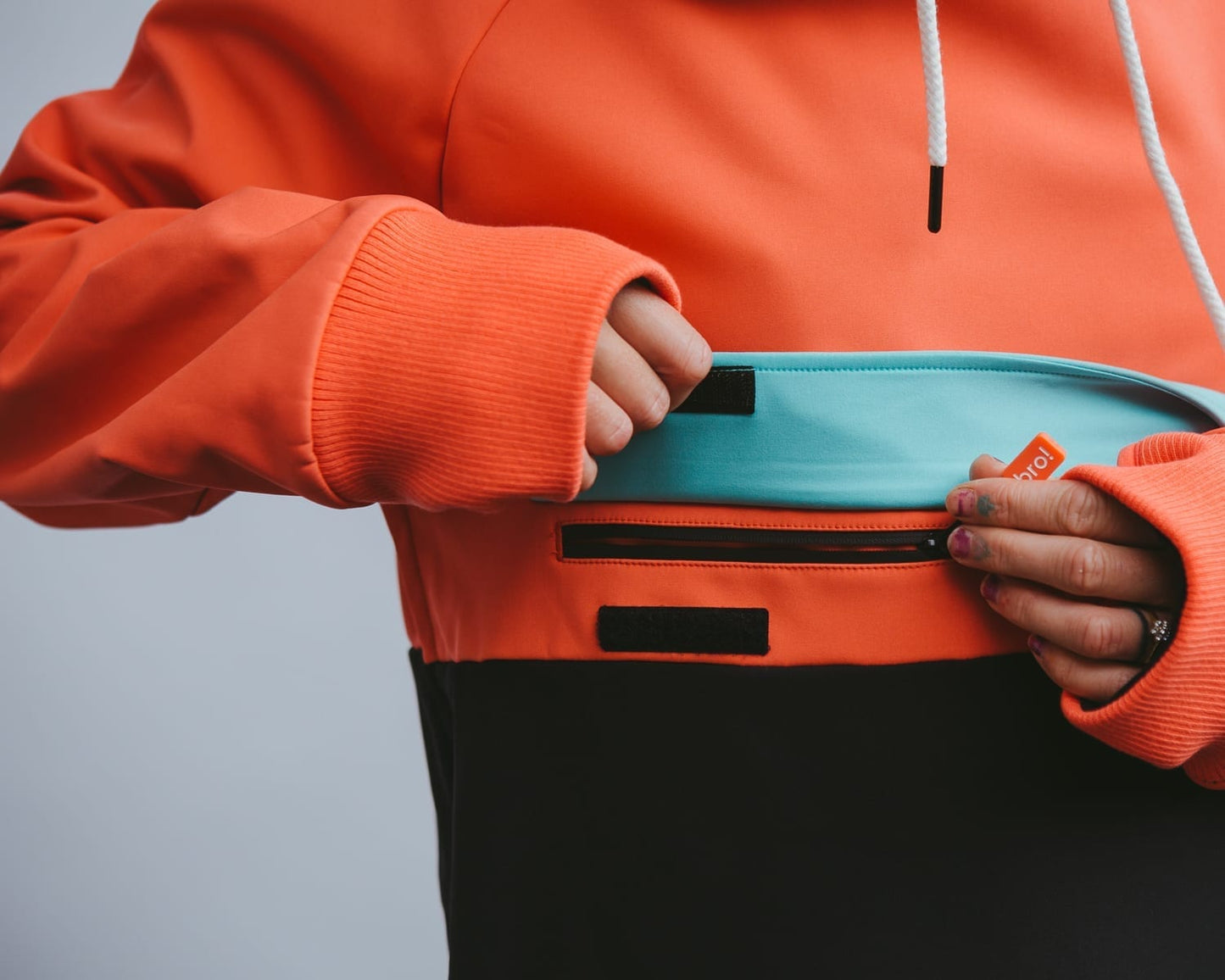 bro! ShredShell low (Coral-Black)