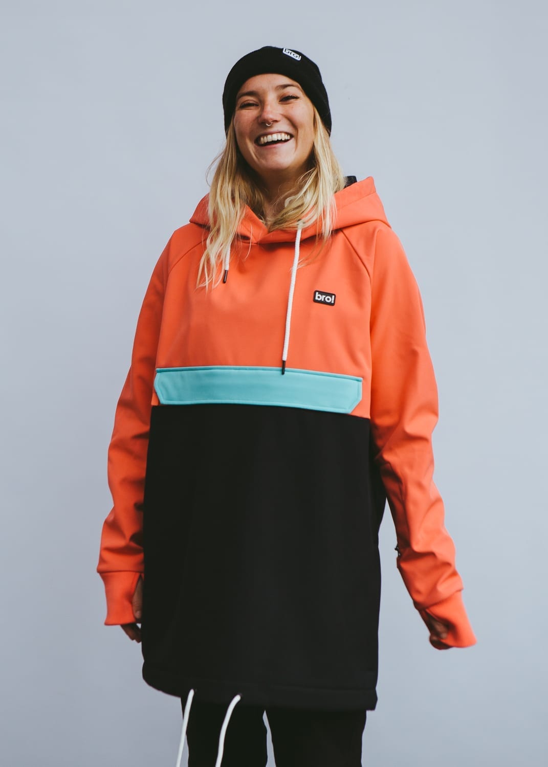 bro! ShredShell low (Coral-Black)