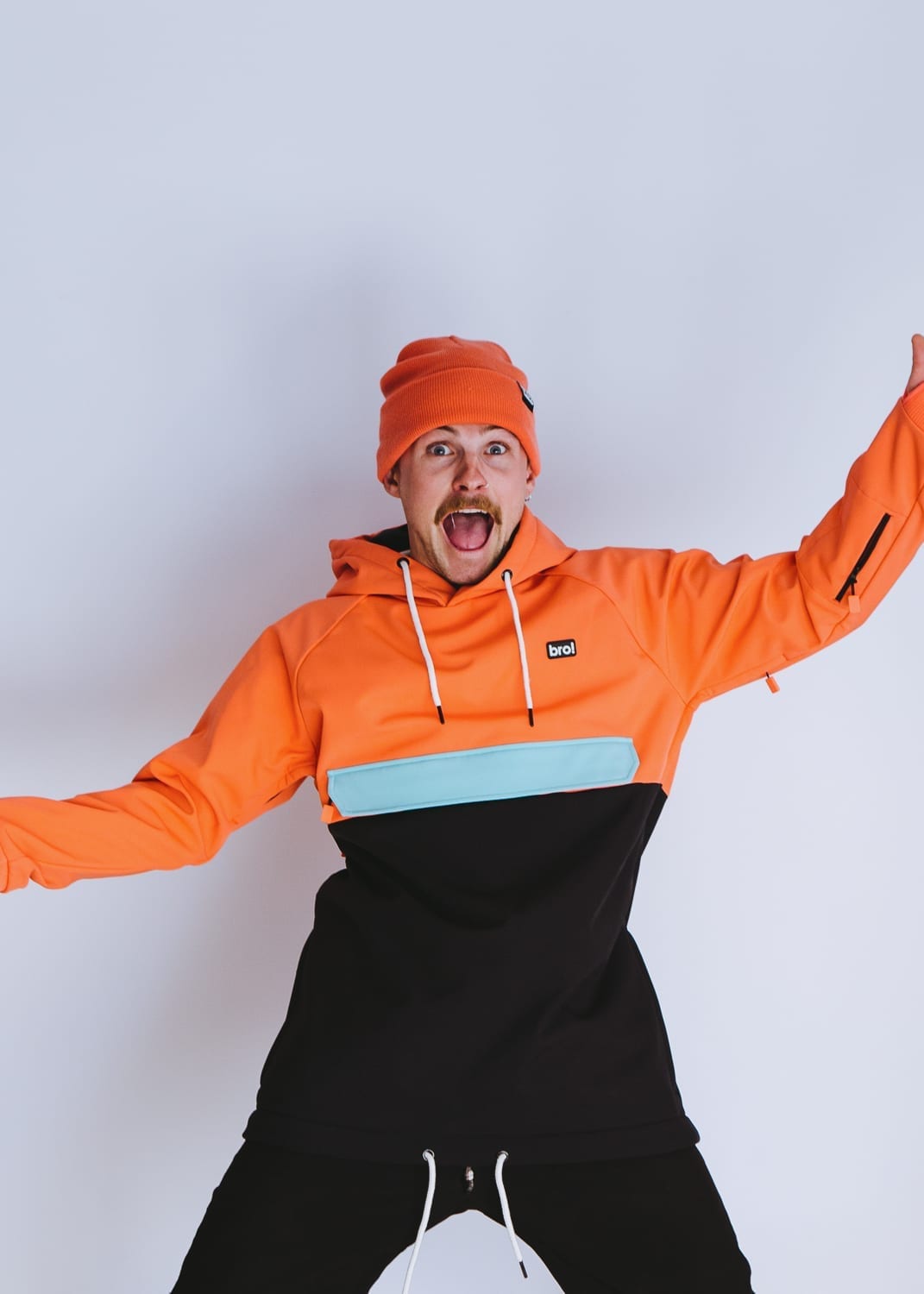 bro! ShredShell low (Coral-Black)