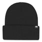 bro! waffle beanie (black)