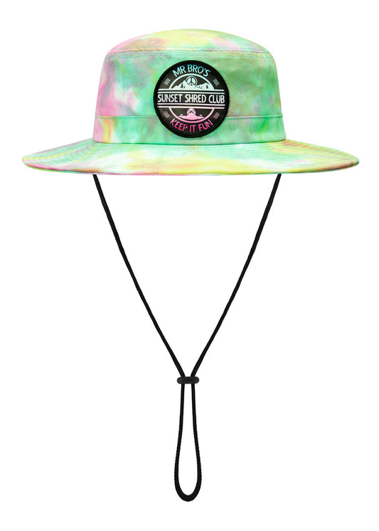 Sunset Shred Club Boonie (Rainbow Tie-Dye)