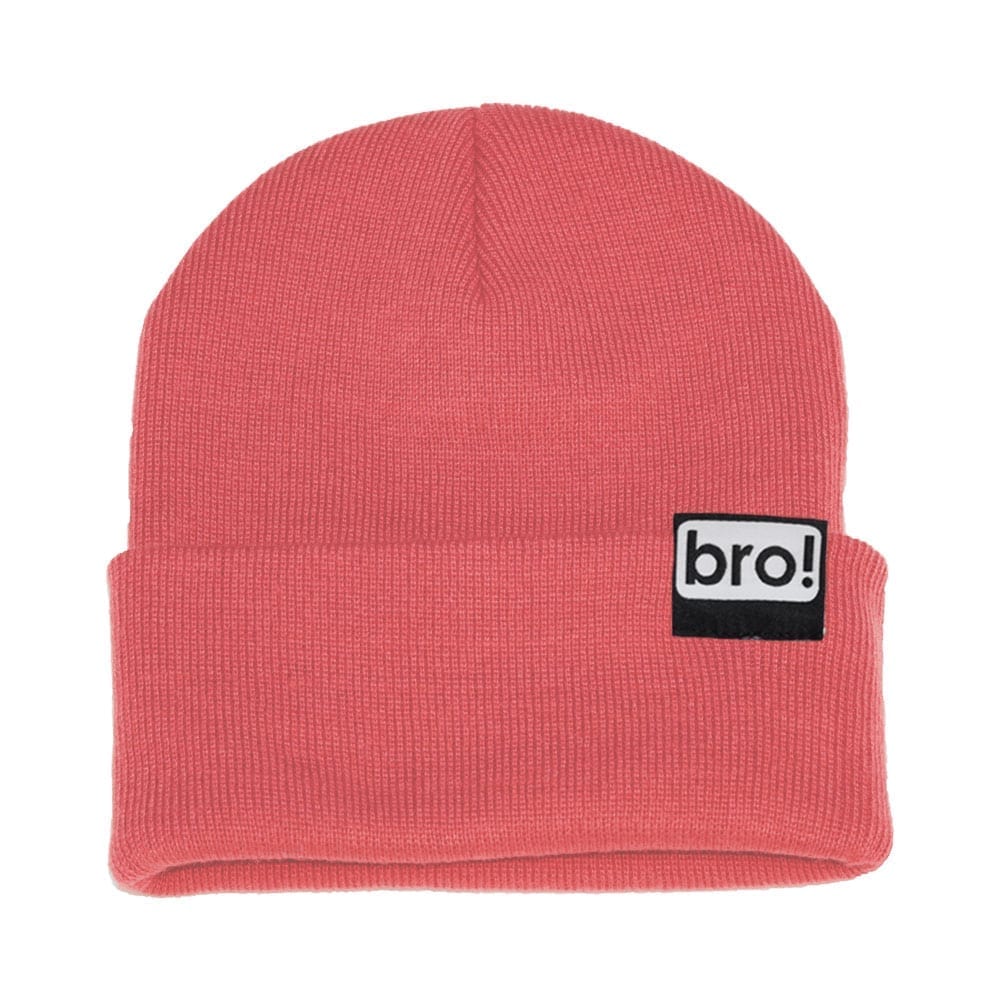 bro! beanie (coral)