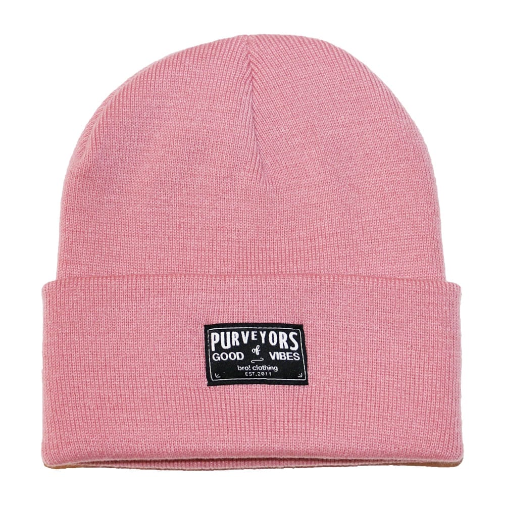 Purveyors of Good Vibes beanie (faded pink)