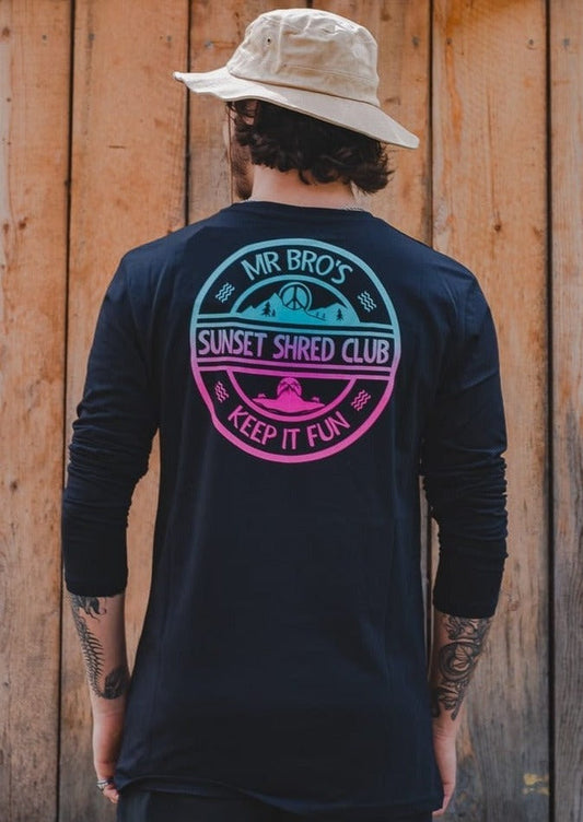 Sunset Shred Club Longsleeve (Retro Fade)