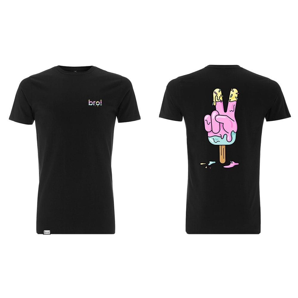 Peace Lolly T-Shirt (Black)