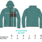 bro! zip fleece hoodie (spruce green)